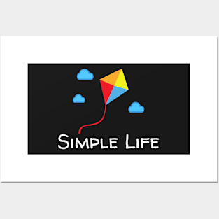 Simple Life - Flying Kite Posters and Art